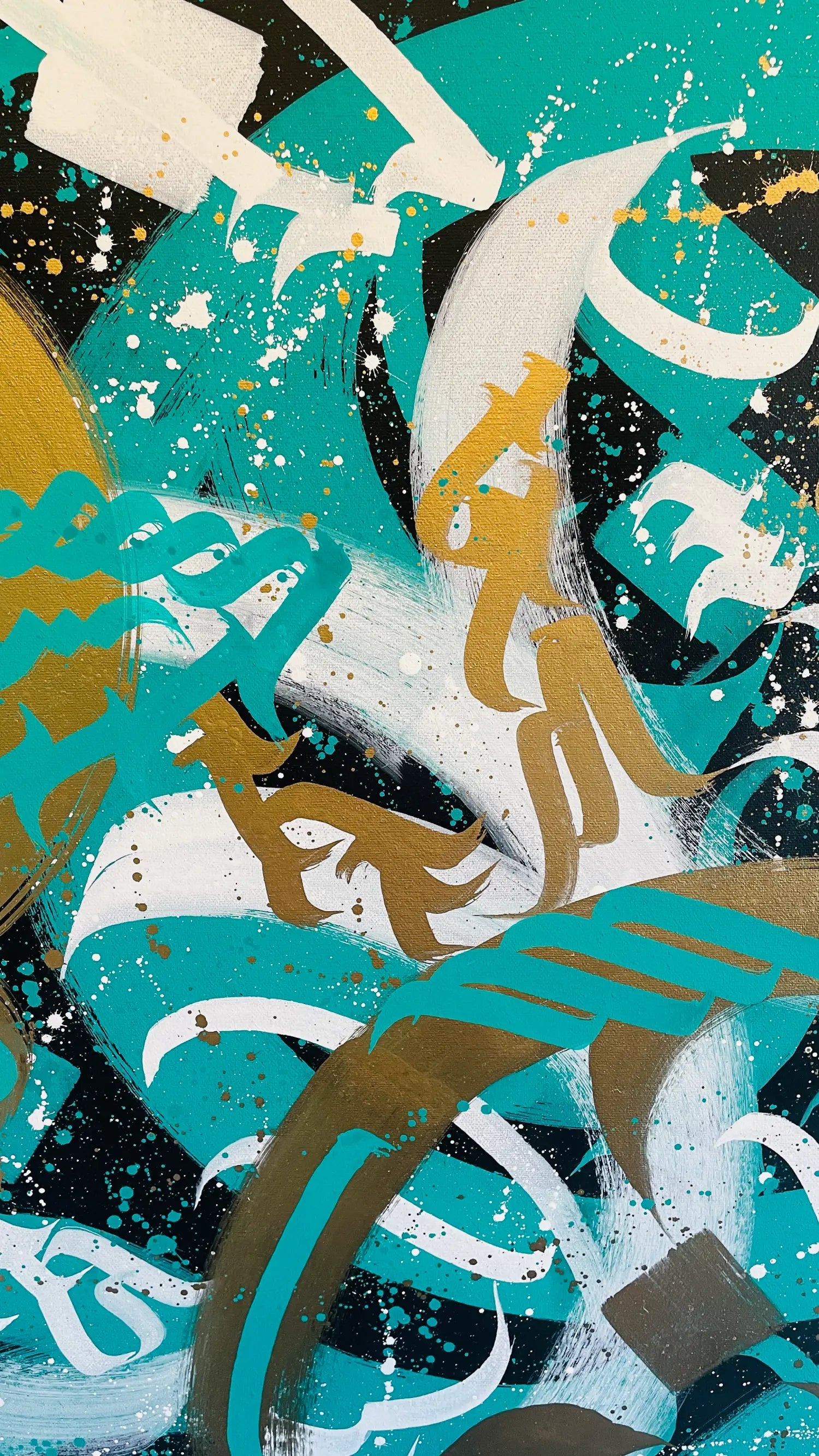 Official certificate of authenticity for Chaos 2 original calligraffiti artwork.