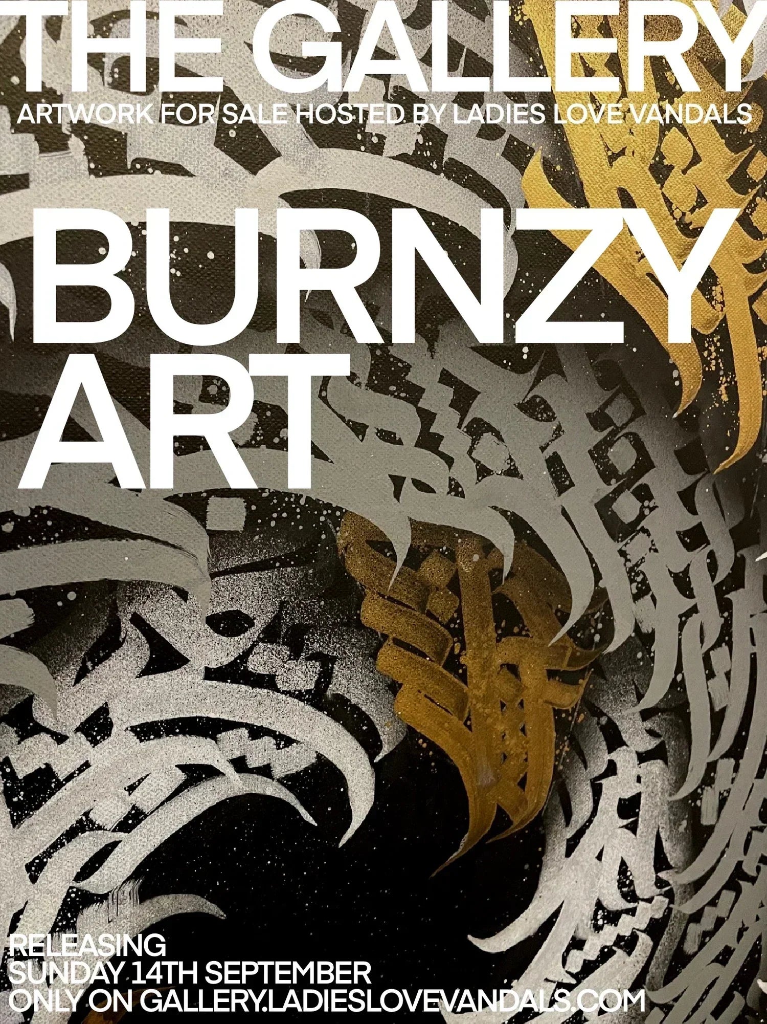 Burnzy Art Featured Among Inspiring Artists on Ladies Love Vandals Gallery