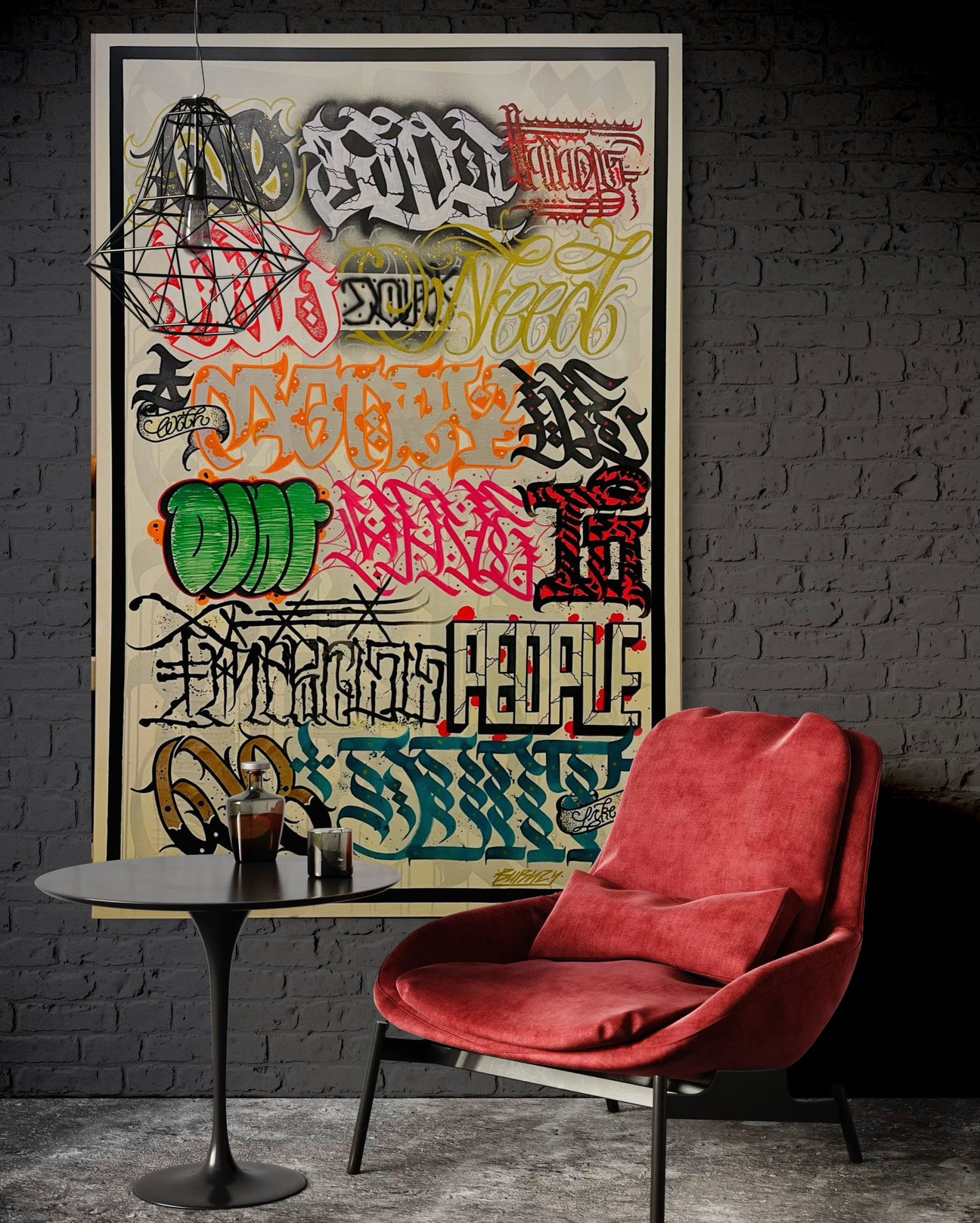 Material World — Truth Written in Paint