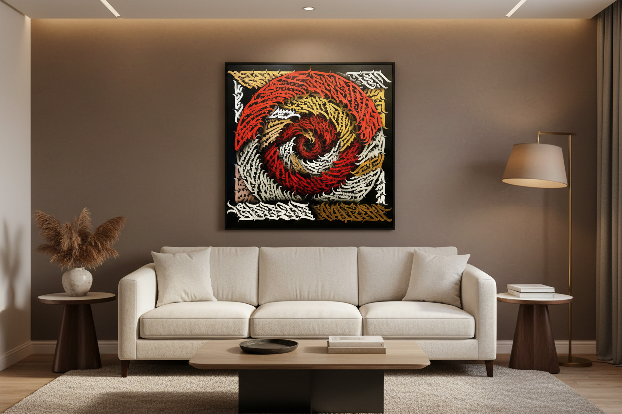 The 2/3 rule for wall art: how to nail scale, height, and impact