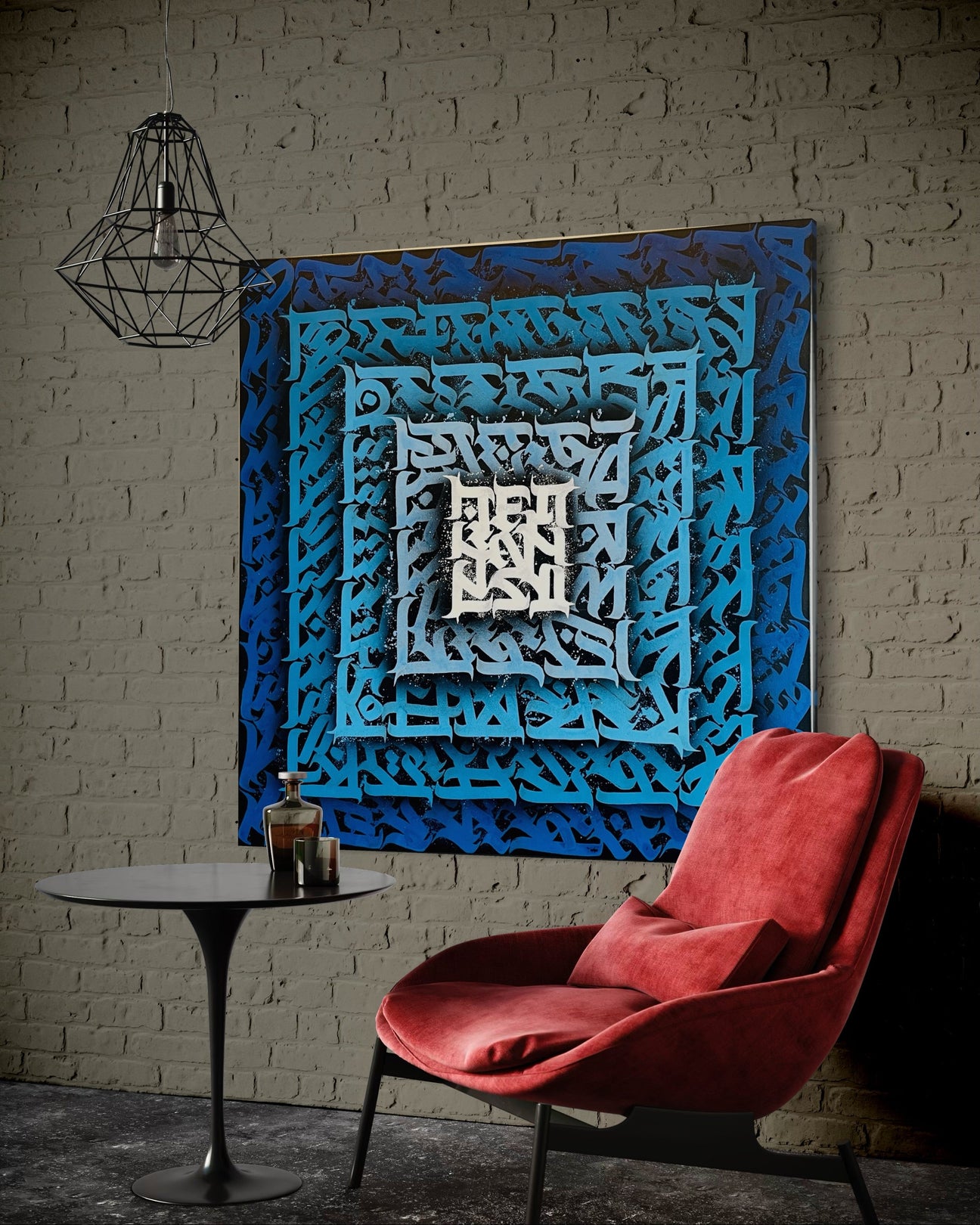 The Calligraffiti Pyramid: Where Street Art Meets Timeless Symbolism