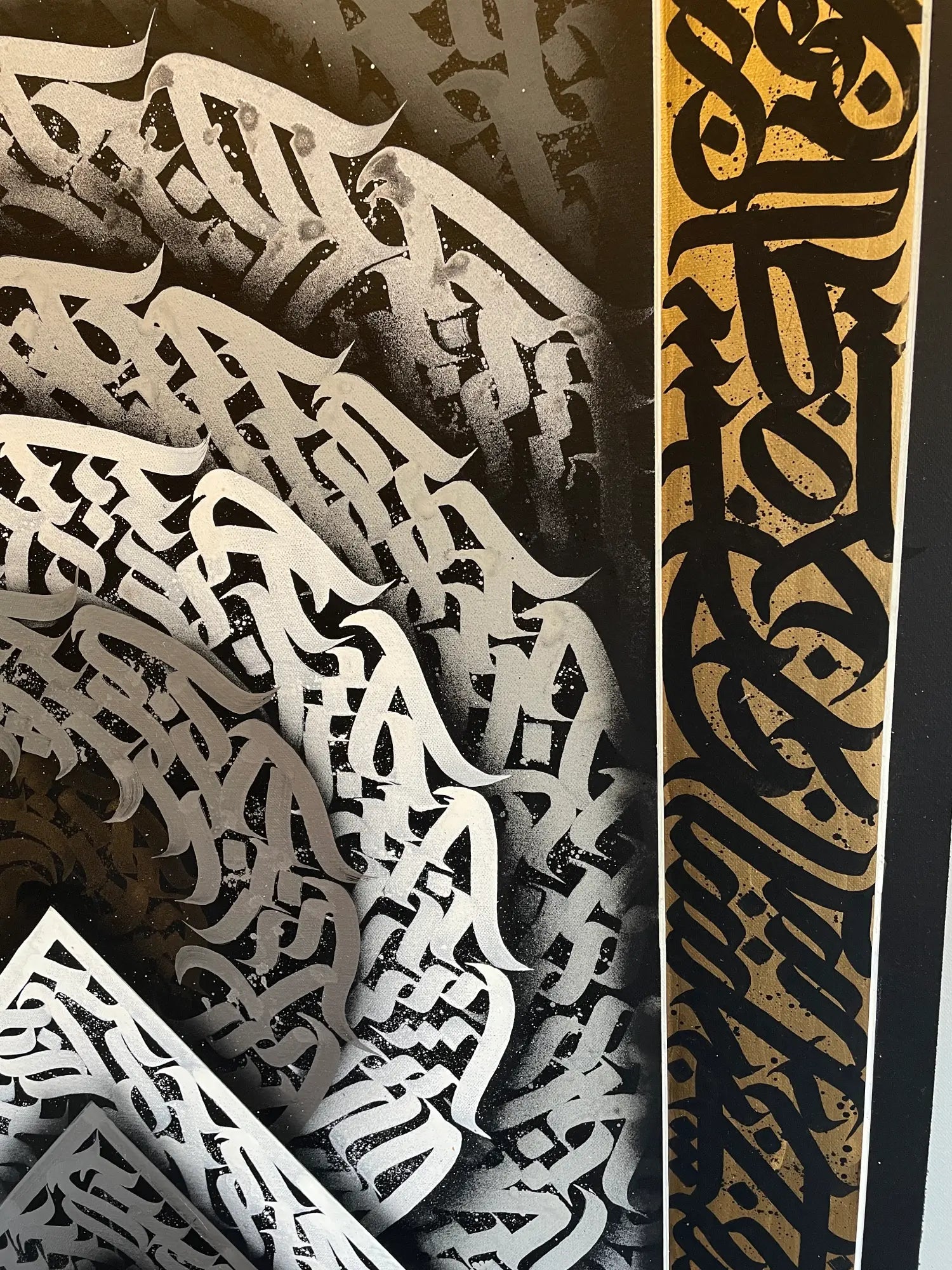 Burnzy art Calligaffiti architecture detail shots 2