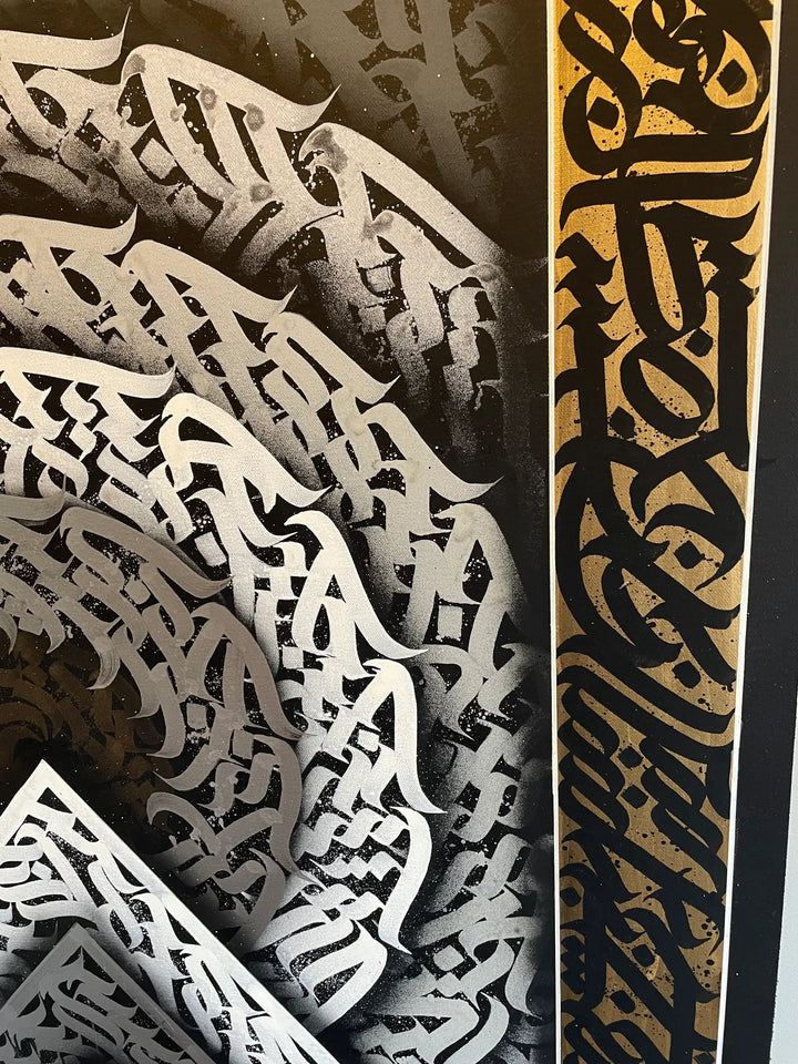 Burnzy art Calligaffiti architecture detail shots 2