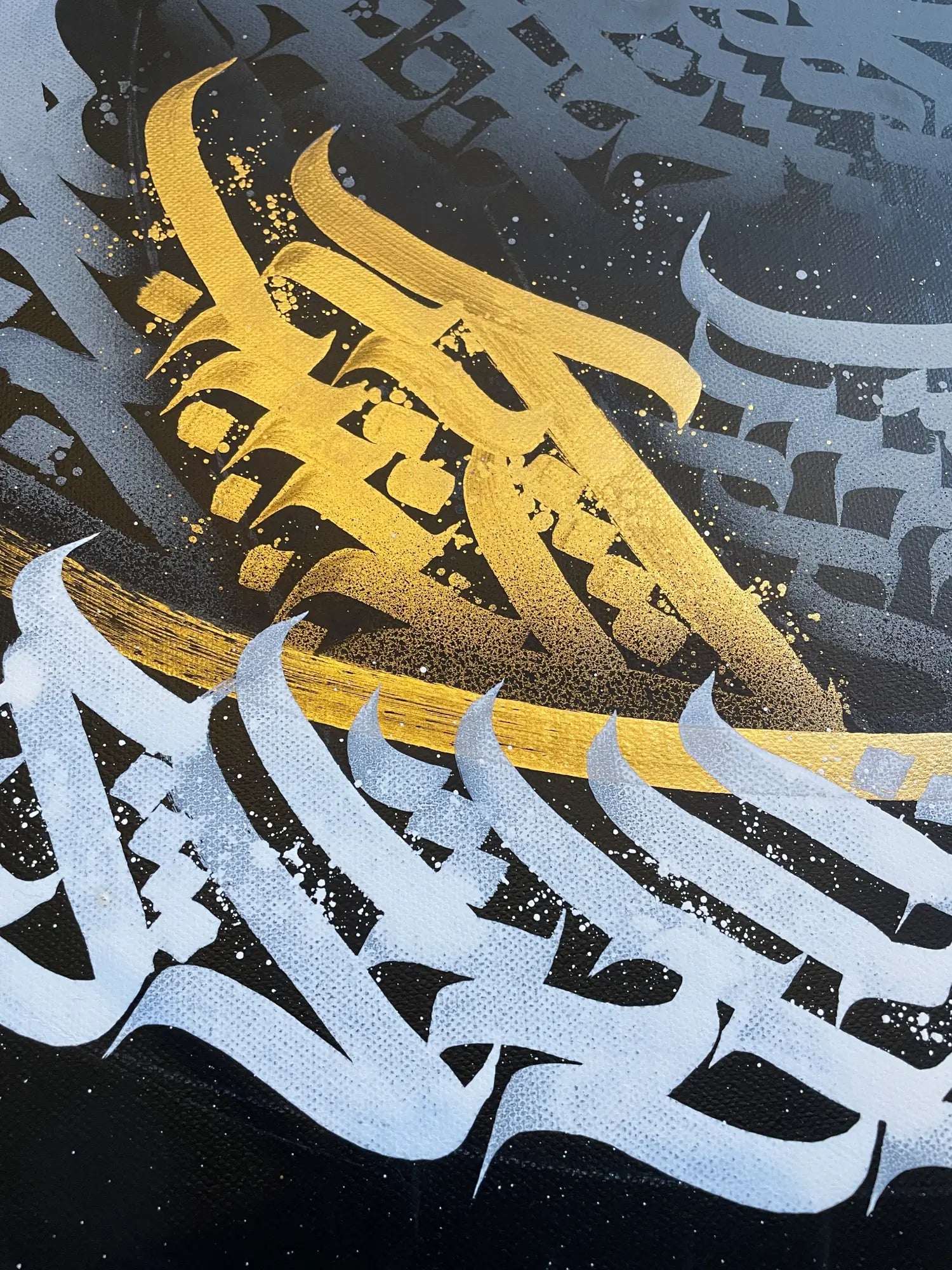 Burnzy art, Up in smoke, left corner view