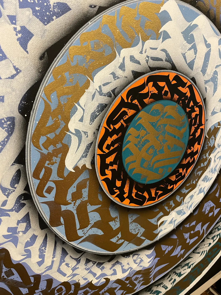 burnzyart Calli disk top left angle