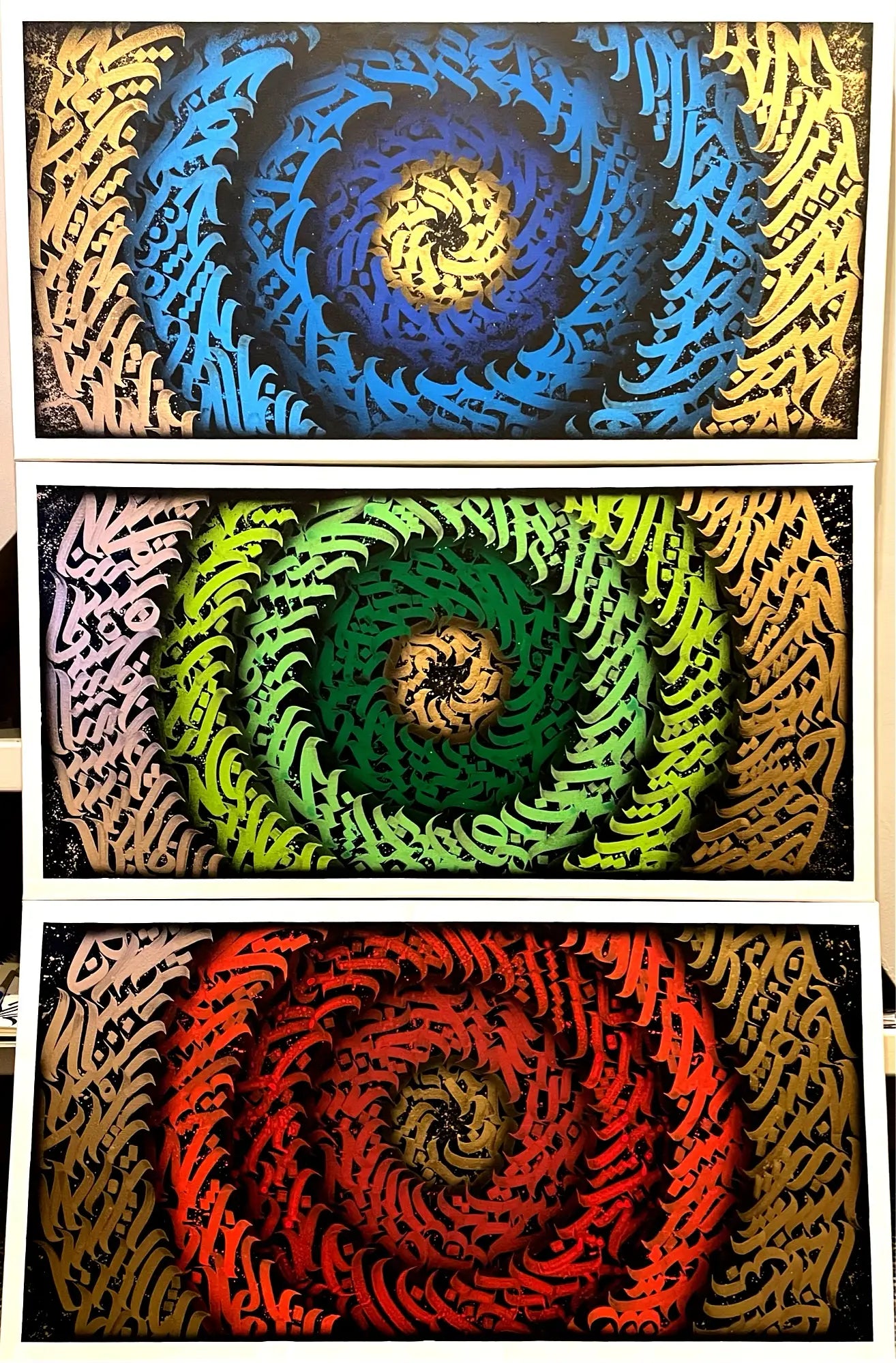 burnzyart Calligraffiti elements of the earth another angle view