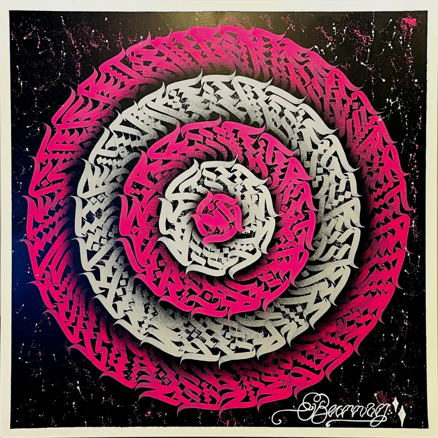 burnzyart Magenta madness front image