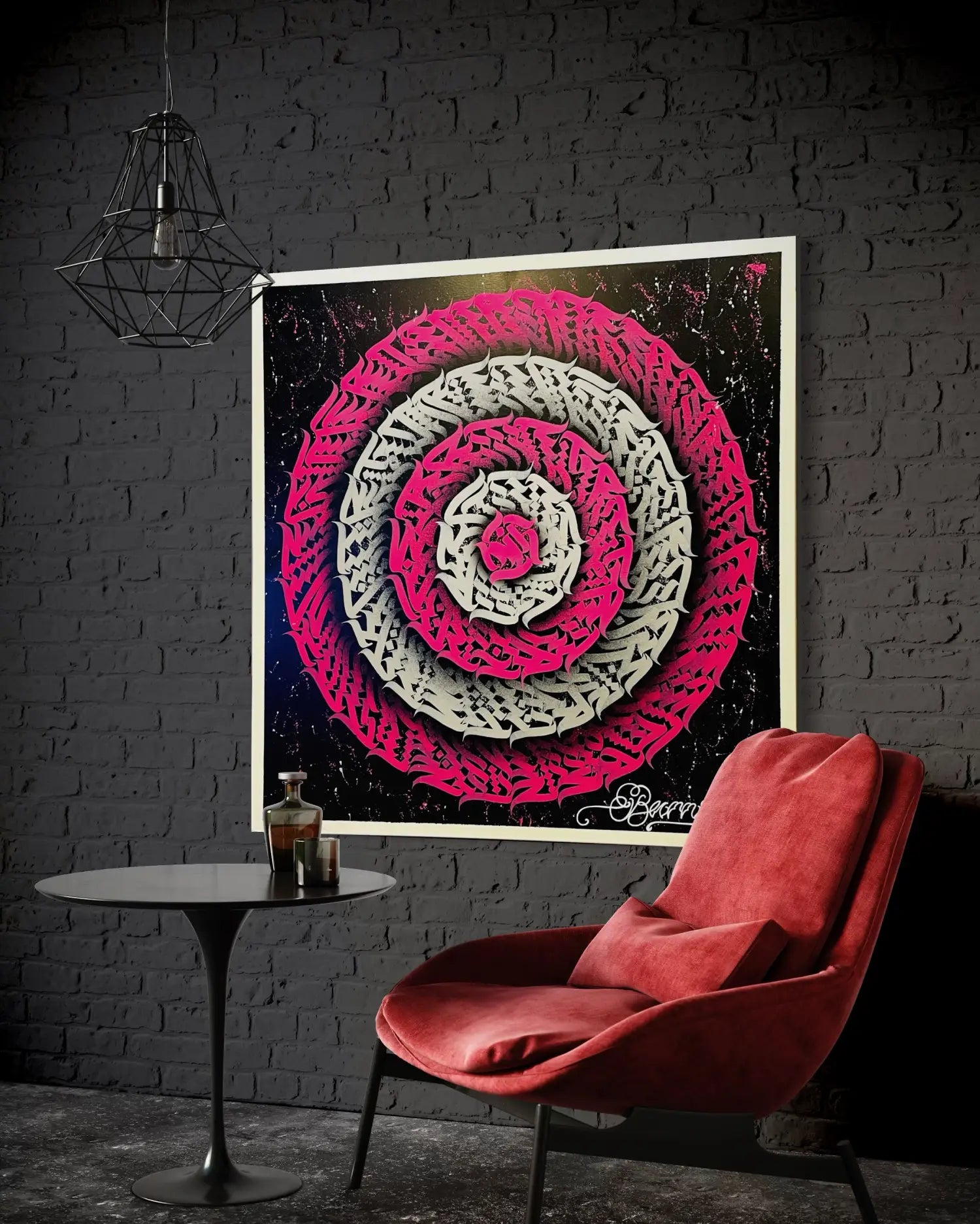 burnzyart Magenta madness lifestyle image