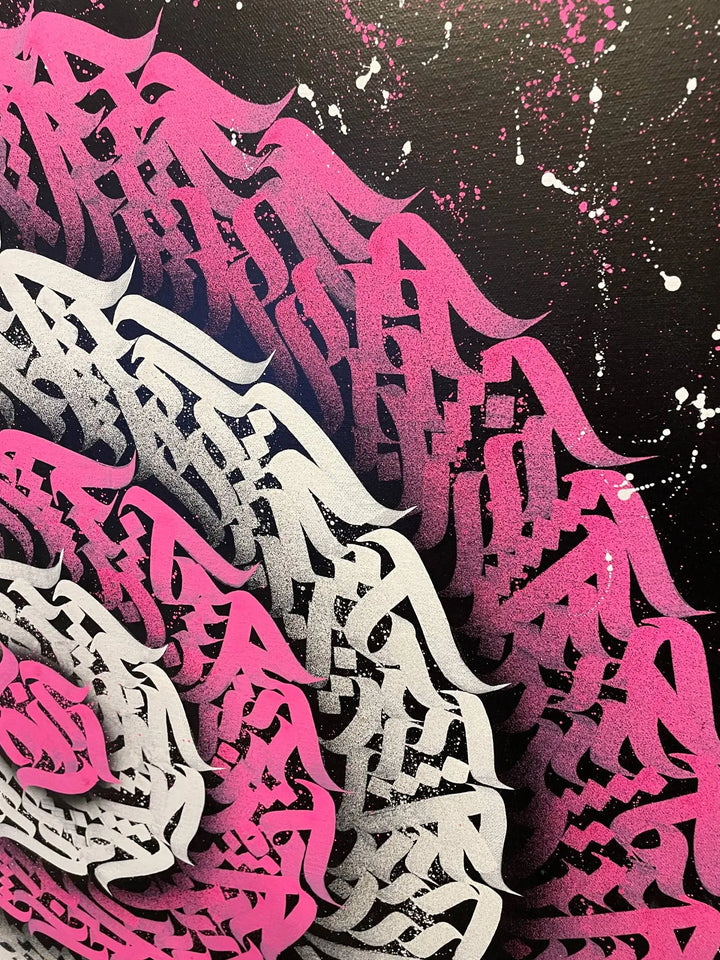 burnzyart Magenta madness top right view