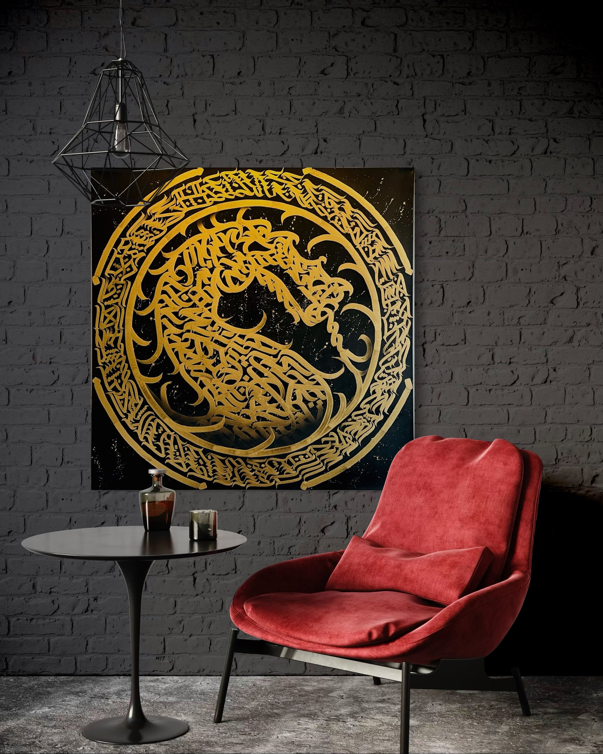 Mortal kombat calligraffiti
