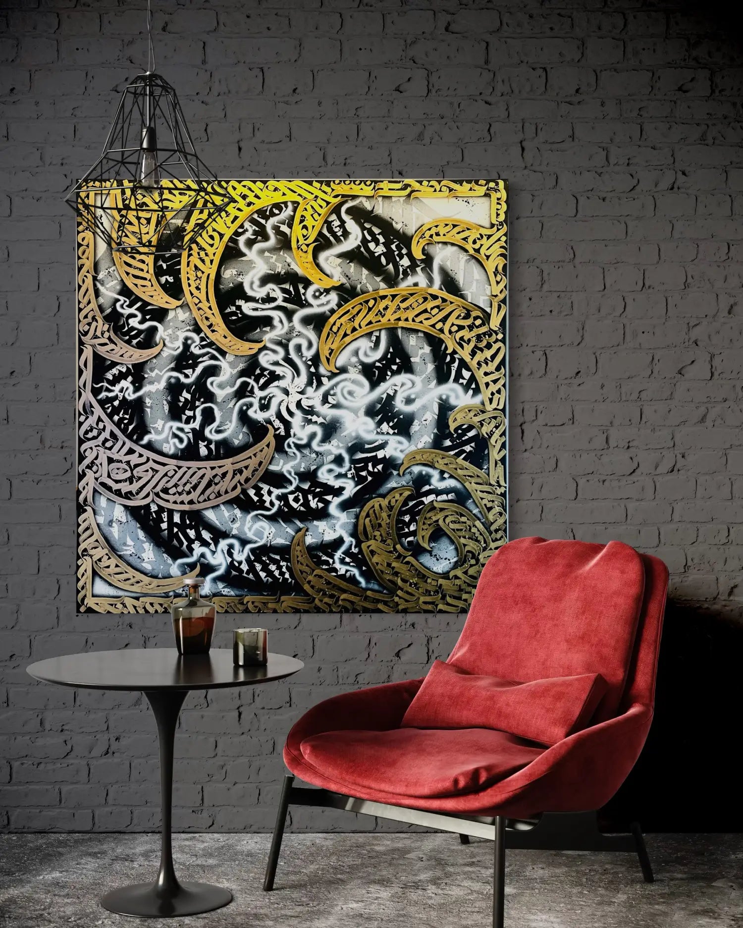 burnzy art precious smoke 2 calligraffiti room view